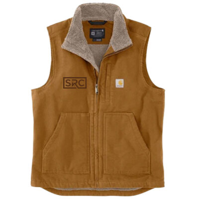 Embroidered Carhartt Sherpa Lined Mock Neck Vest Thumbnail